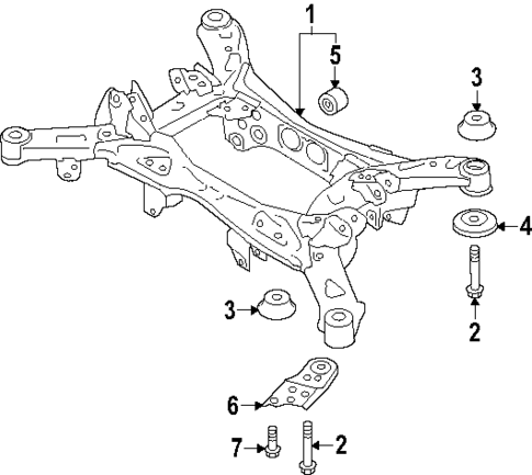 Suspension Mounting for 2025 Subaru Forester #1