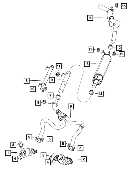 Exhaust System for 2023 Ram 1500 Classic #0