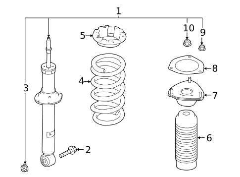Struts & Components for 2019 INFINITI Q60 #5