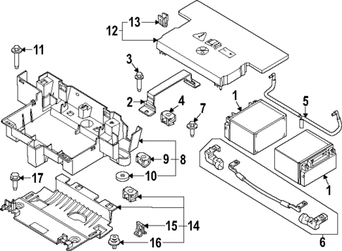 Battery for 2024 Ford F-450 Super Duty #0