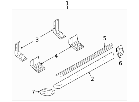Running Board for 2005 Ford F-250 Super Duty #0