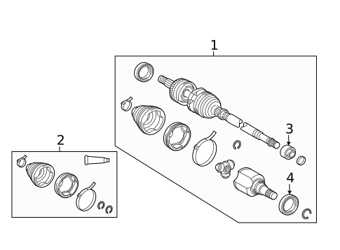 Drive Axles for 2015 Toyota Prius #0