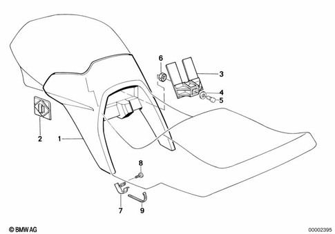 Fuel Container with Filler Pipe for 1986 BMW-Motorrad K 100 LT #3