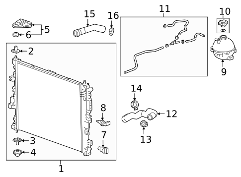 Hoses & Pipes for 2022 Cadillac XT4 #0