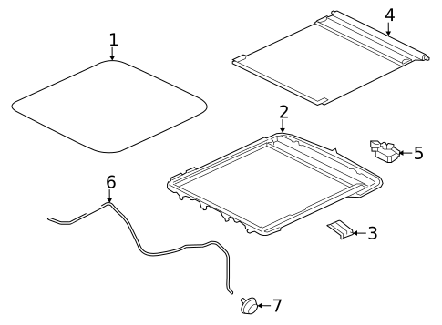 Sunroof for 2014 Nissan Pathfinder #1