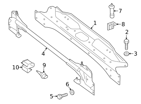 Radiator Support for 2018 Mercedes-Benz G63 AMG #0