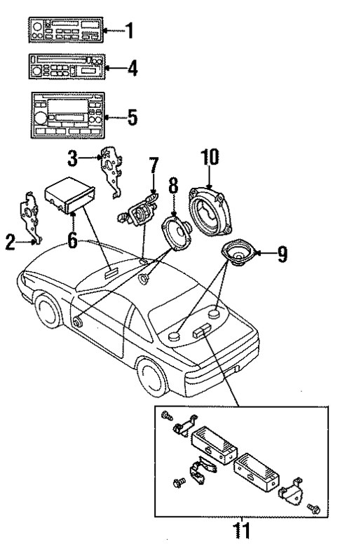 Sound System for 1997 Nissan 240SX #0