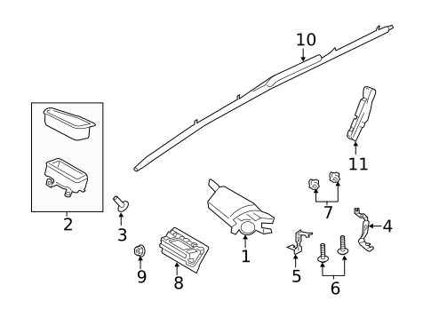 Air Bag Components for 2016 Ford Escape #0