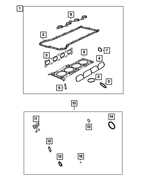 Engine Identification, Service Engines & Engine Service Kits for 2012 Jeep Compass #0