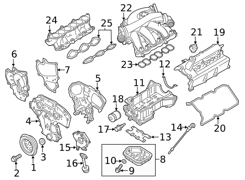 Engine Parts for 2023 Nissan Pathfinder #1