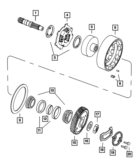 Gear Train for 2001 Dodge Neon #2
