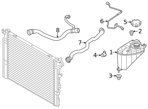 Hoses & Pipes for 2021 BMW 530i #1