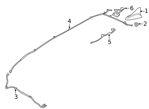 Antenna & Radio for 2012 Hyundai Elantra #0