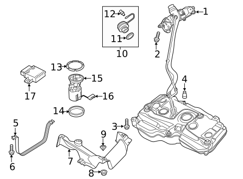 Fuel System Components for 2015 Volkswagen Golf #1