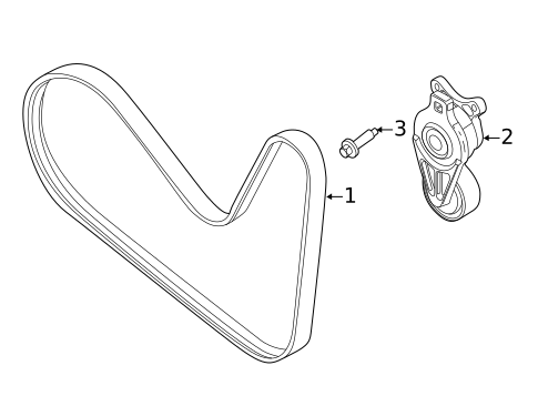 Belts & Pulleys for 2019 Ford Explorer #0