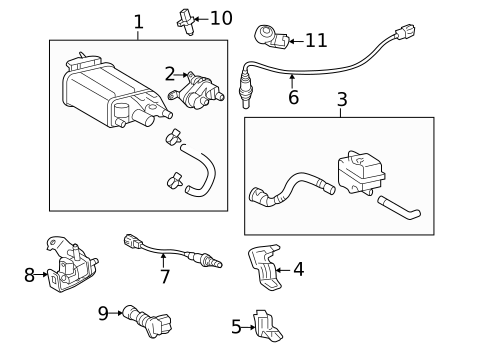 Powertrain Control for 2011 Toyota Avalon #0