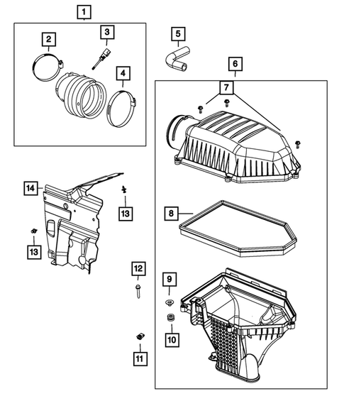 Air Cleaner for 2020 Dodge Challenger #2