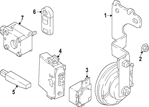 Keyless Entry Components for 2023 Mazda CX-30 #0
