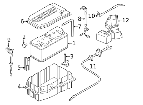 Battery for 2015 Volkswagen Touareg #0