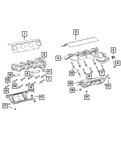 Manifolds and Vacuum Fittings for 2023 Jeep Wrangler #0