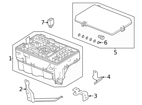 Fuse & Relay for 2023 Acura TLX #0