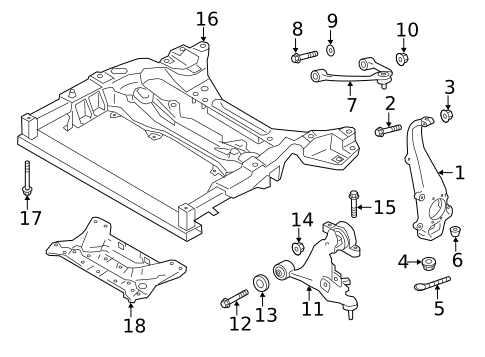Suspension Components for 2020 INFINITI Q60 #1