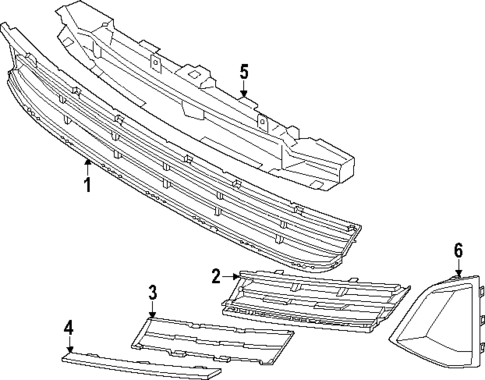 Grille & Components for 2023 BMW 540i xDrive #0