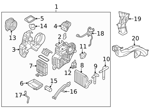 Auxiliary Heater & AC for 2014 Kia Sedona #0