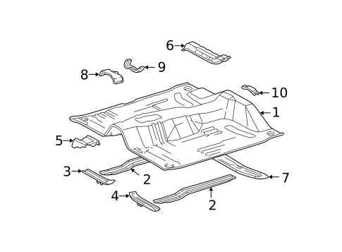 Console for 2000 Toyota Tacoma #2