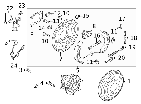Brake Components for 2020 Hyundai Elantra #0