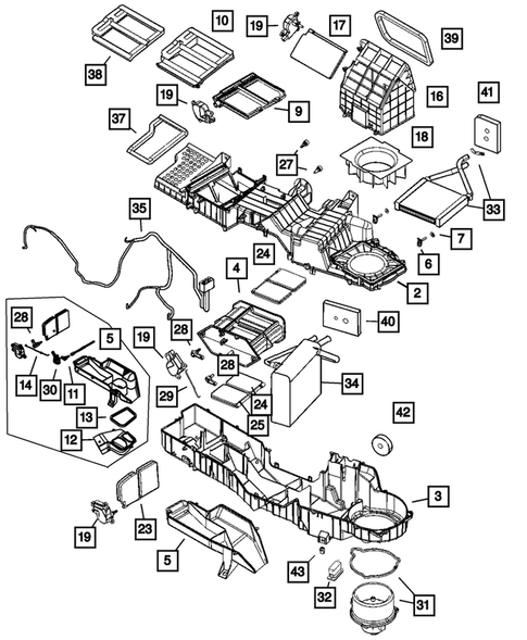 Air Conditioner and Heater Units for 2007 Dodge Ram 2500 #1