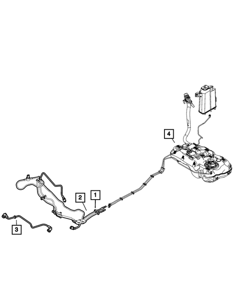 Fuel Lines for 2019 Jeep Renegade #1
