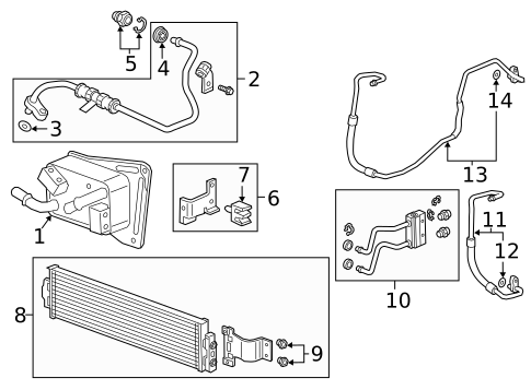 Hoses & Pipes for 2022 Cadillac XT4 #1
