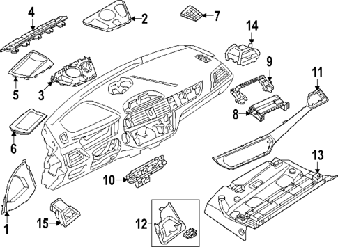 Instrument Panel Components for 2025 BMW M2 #0