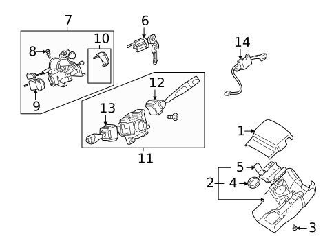 Switches for 2002 Mitsubishi Eclipse #1