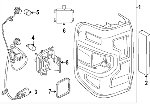 Bulbs - Chassis for 2025 Ford Ranger #0