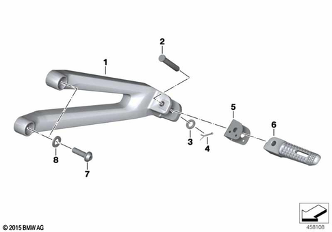 Footrests for 2010 BMW-Motorrad S 1000 RR #1