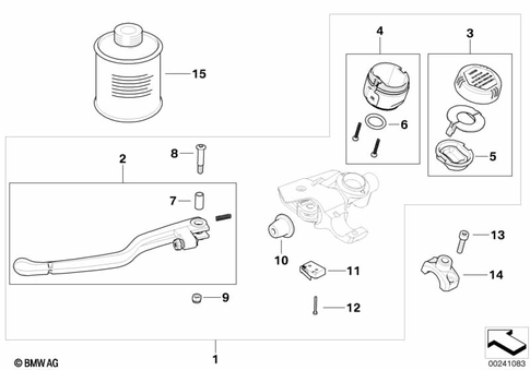 Control Assembly for 2010 BMW-Motorrad R 1200 R #1