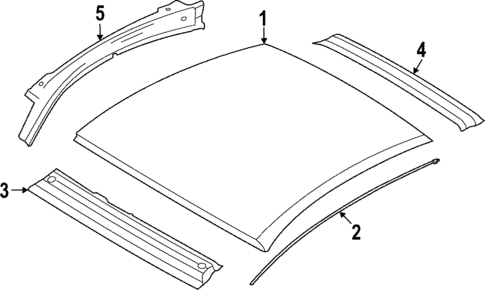 Roof & Components for 2023 Porsche 911 #0