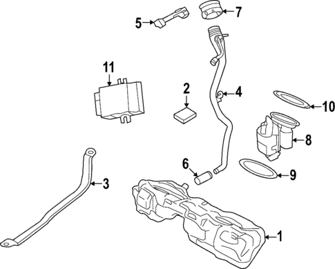 Fuel System Components for 2025 BMW 430i Gran Coupe #0