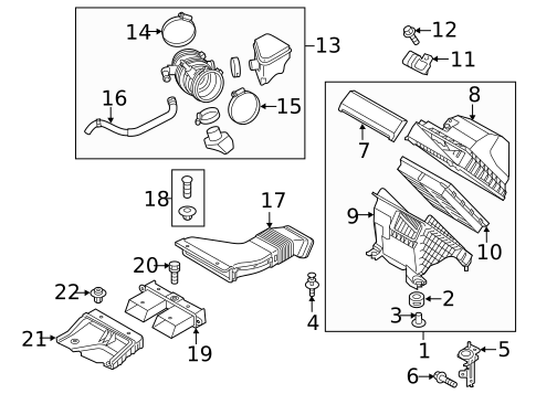 Air Intake for 2022 Kia Niro #1