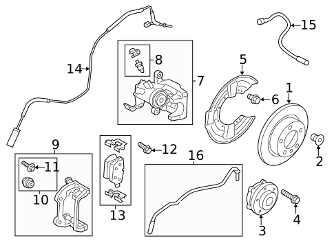 Brake Components for 2014 Mini Cooper Countryman #0