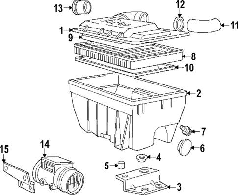 Air Inlet for 1992 Volvo 940 #1