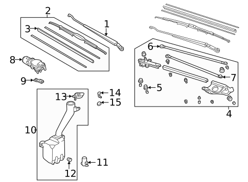 Wipers for 1998 Honda Civic #1
