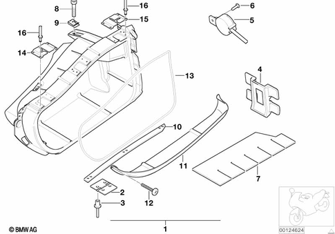 Luggage System for 2006 BMW-Motorrad K 1200 LT #1