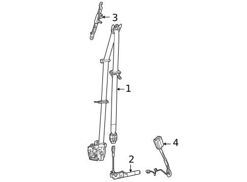 Front Seat Belts for 2024 Jeep Wagoneer L #0