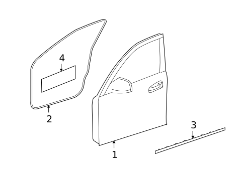 Door & Components for 2008 Mercedes-Benz C 350 #0