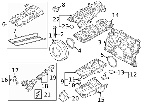Engine Parts for 2020 BMW 540i #8