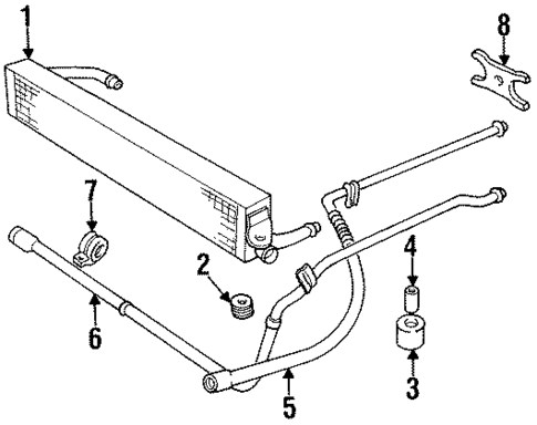 Oil Cooler for 1996 Jaguar XJ12 #0