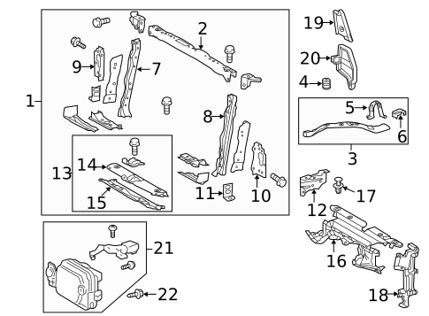 Radiator Support for 2013 Toyota RAV4 #0